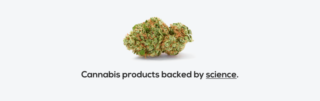 Cannabis products backed by science. 